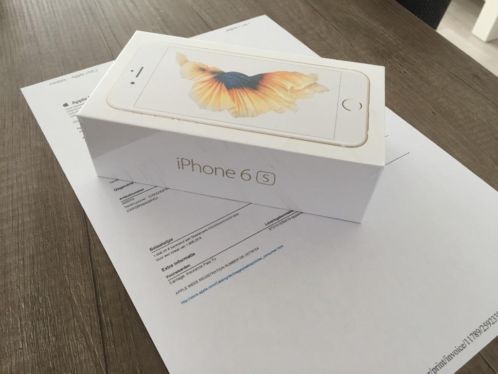 Gloednieuwe Apple iPhone 6S 64GB Gold met factuur amp geseald