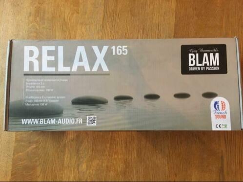 Gloednieuwe blam audio relax 165 150w rms autospeakers