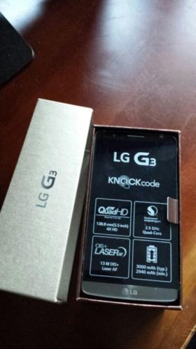 Gloednieuwe LG G3 Titan. In doos 