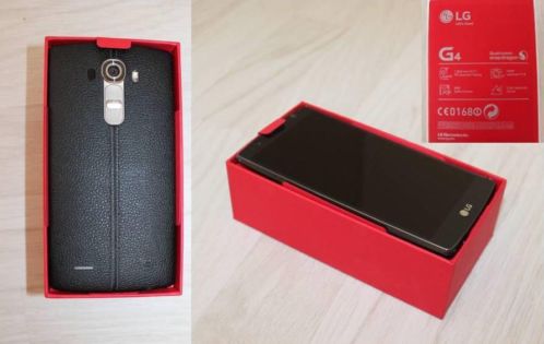 Gloednieuwe LG G4 Special Edition Black Leather garantiebon