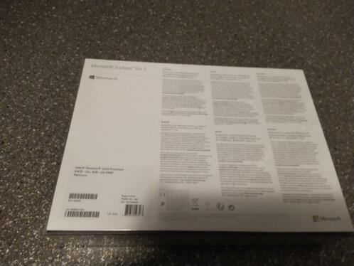 Gloednieuwe Microsoft Surface GO 2