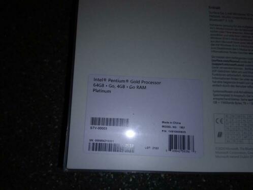 Gloednieuwe Microsoft Surface GO 2