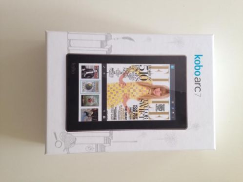 Gloednieuwe tabletE-Reader Kobo arc7