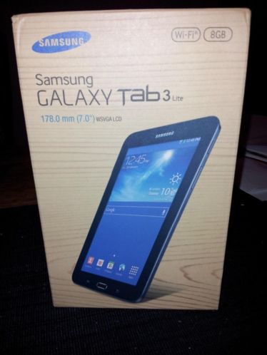 Gloednieuwe verzegelde Samsung Galaxy Tab 3 Lite, zwart