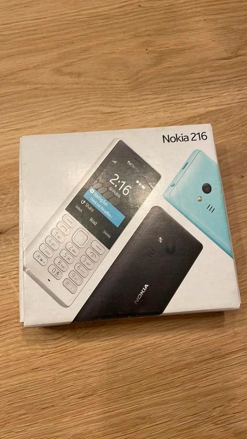 Gloednieuwe zwarte Nokia 216 in doos