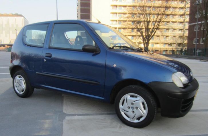 Goede Fiat Seicento 1.1 2001 Blauw Metallic 113210KM(NAP)APK