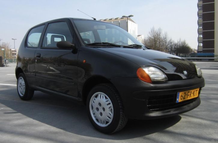 Goede Fiat Seicento 1.1 S Zwart NIEUWE APK 3052016