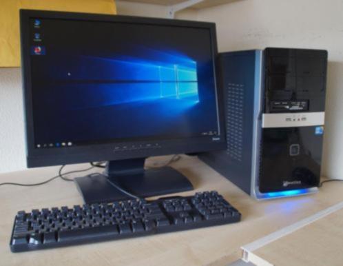 GOEDE INTEL I5 CORE 2 QUAD PC met 22 inch tft scherm