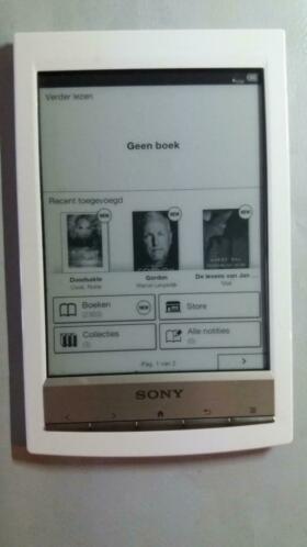 goede sony prs-t1 ereader met touchscreen 