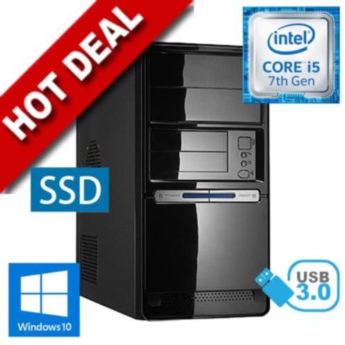 Goedkoopste van NLCore i5 7400 128GB SSD 1.0TB 8GB W10PRO