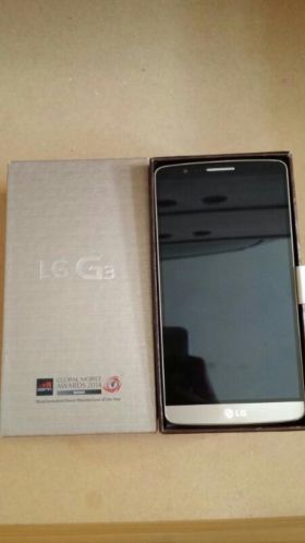 Goedwerkende LG G3 Goud in doos met oplader.