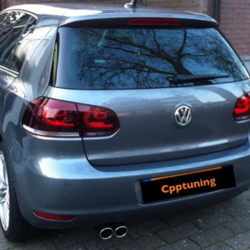 Golf 6 7 rvs uitlaatsierstuk r-line gtd Gti uitlaat Sierstuk