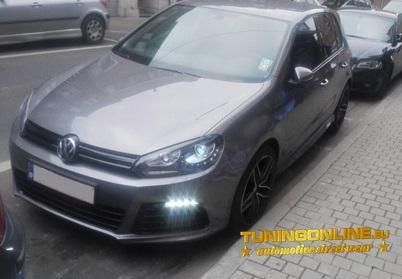 Golf 6 R20 voorbumper bumper (look)