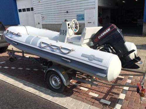 Gommonautica G43 rib met Evinrude 50 PK.
