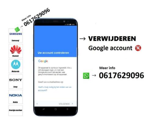 Google en Samsung account verwijderen - Unlocken Lock