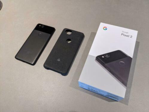 Google Pixel 2 Zwart incl. originele fabric case
