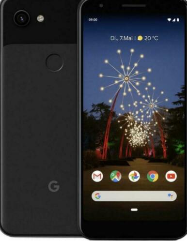 Google pixel 3a nieuwe in doos zwart kleur