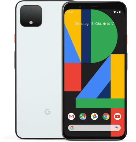 Google Pixel 4 64GB Clearly White Gloednieuw Inruil Mogelijk
