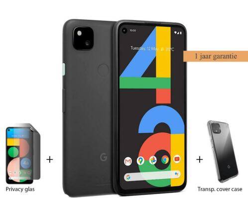 Google Pixel 4a 128GB  factory seal  privacyglas  cover