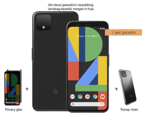 Google Pixel 4XL 64GB  geseald  privacy glas  hoesje