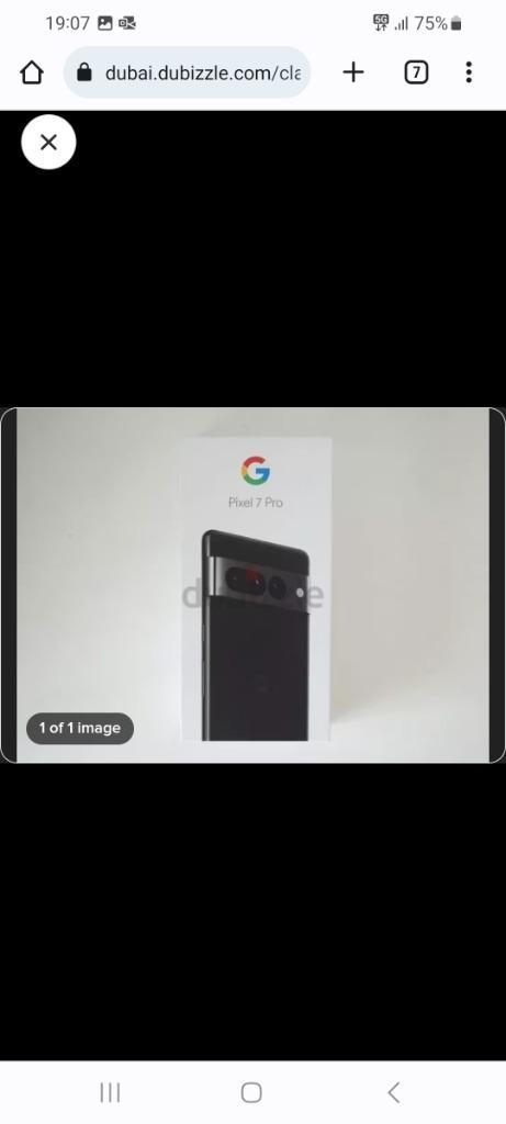 Google pixel 7 pro 256 GB zwart