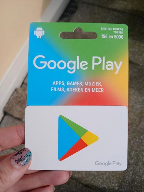 Google play kaart ter waarde van 30 euro