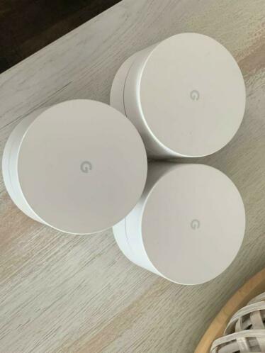 Google Wifi set van 3 met extra accessoires