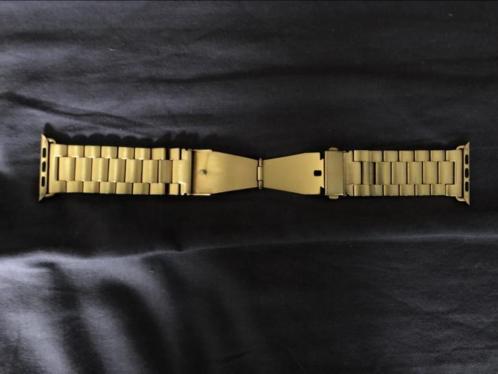 Goud Stalen Horlogeband Apple Watch 42mm