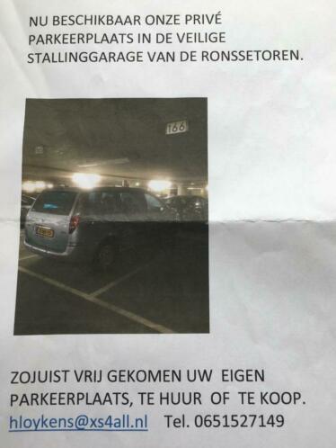 GOUDA Veilige parkeerplaats in Stallinggarage 