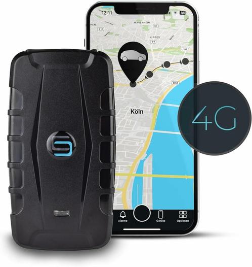 GPS tracker 4G voor voertuigen, machines en boten - inclu...