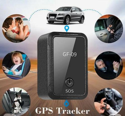 GPS-TRACKER, GF-09, mini, magnetisch met afluisterfunctie