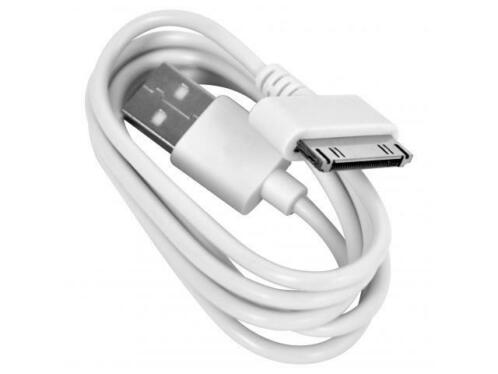 GrabNGo Laadkabel 30-Pins Wit iphone 4 kabel