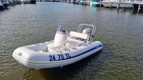 grand 380 rib met 50pk honda 4takt en trailer