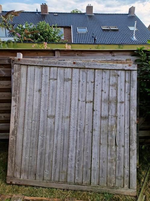 Gratis af te halen, schutting panelen 9 stuks