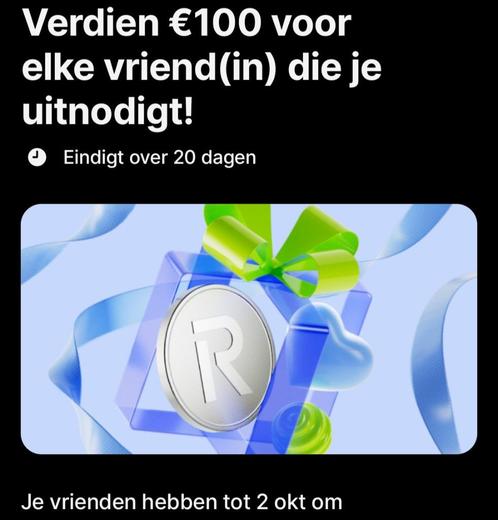 Gratis geld bij aanmaken revolut rekening