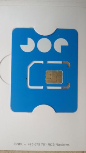 Gratis Joe Mobile prepaid simkaart met NL handleiding