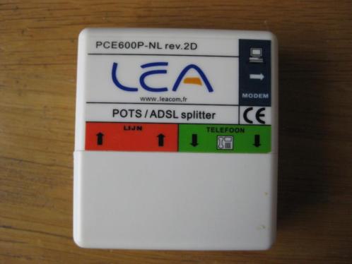 GRATIS  LEA, POTS  ADSL splitter PCE600P-NL rev.2D, 