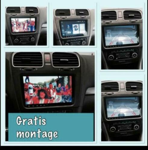 Gratis montage Navigatie Bluetooth Android 9.1 Vw Polo