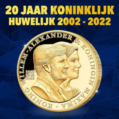 Gratis officile Jubileumuitgifte 20 jaar Koningspaar 2022