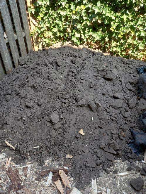 Gratis zwarte grond ongeveer 2m2