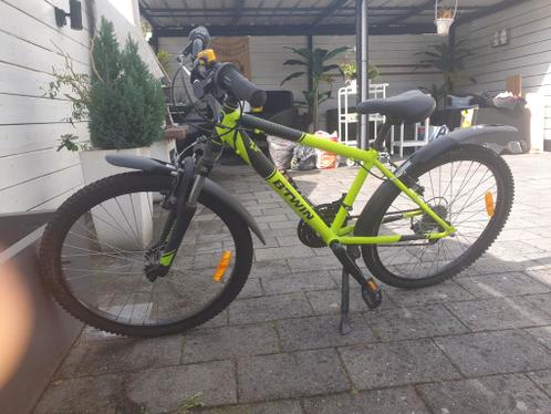 Groene mountainbike fiets