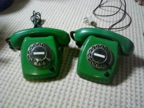 Groene telefoons 2x