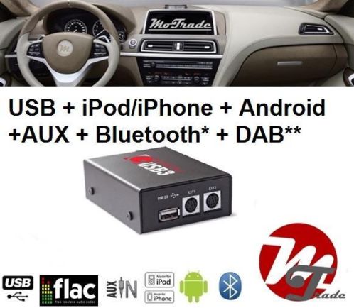GROM AUDIO MP3 USB AUX Bluetooth voor originele autoradio