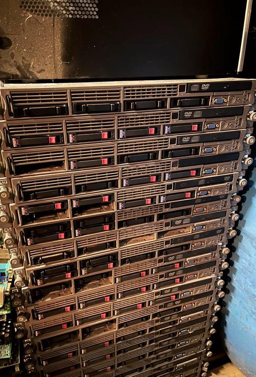 Groot aantal hp servers