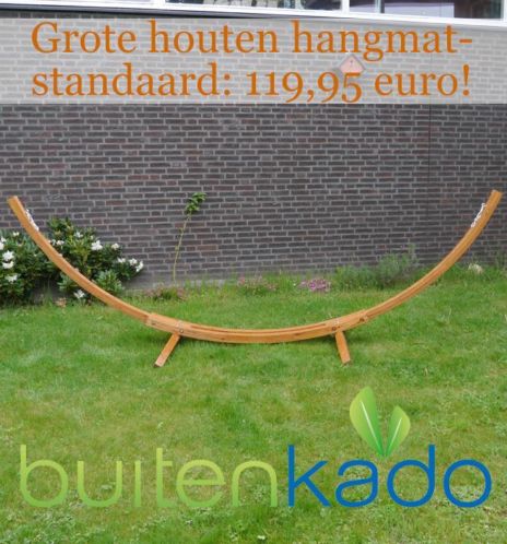 Grote houten design hangmatstandaard standaard voor hangmat