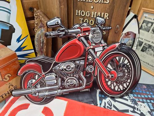 Grote ijzeren plaat ca 60 cm harley davidson