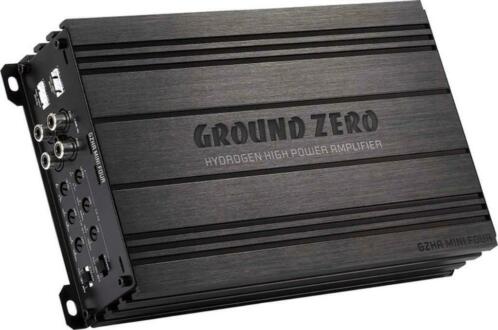 GROUND ZERO GZHA MINI FOUR versterker micro 4x80rms NIEUW