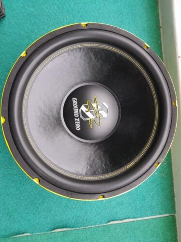 Ground zero SPL subwoofer 4000rms dvd 1 ohm nieuw staat