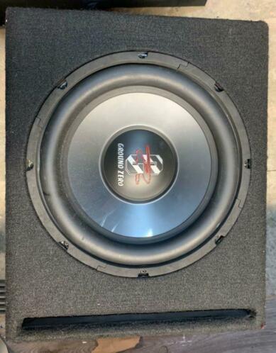 ground zero subwoofer inclusief versterker.