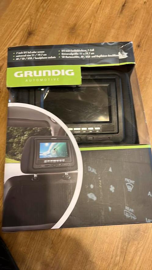 Grundig hoofdsteun met DVD speler Niet gebruikt